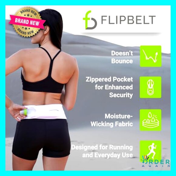 Zipper Running Belt Waist Pack Fitness Travel Fanny Pack Unisex Sporty main image 4